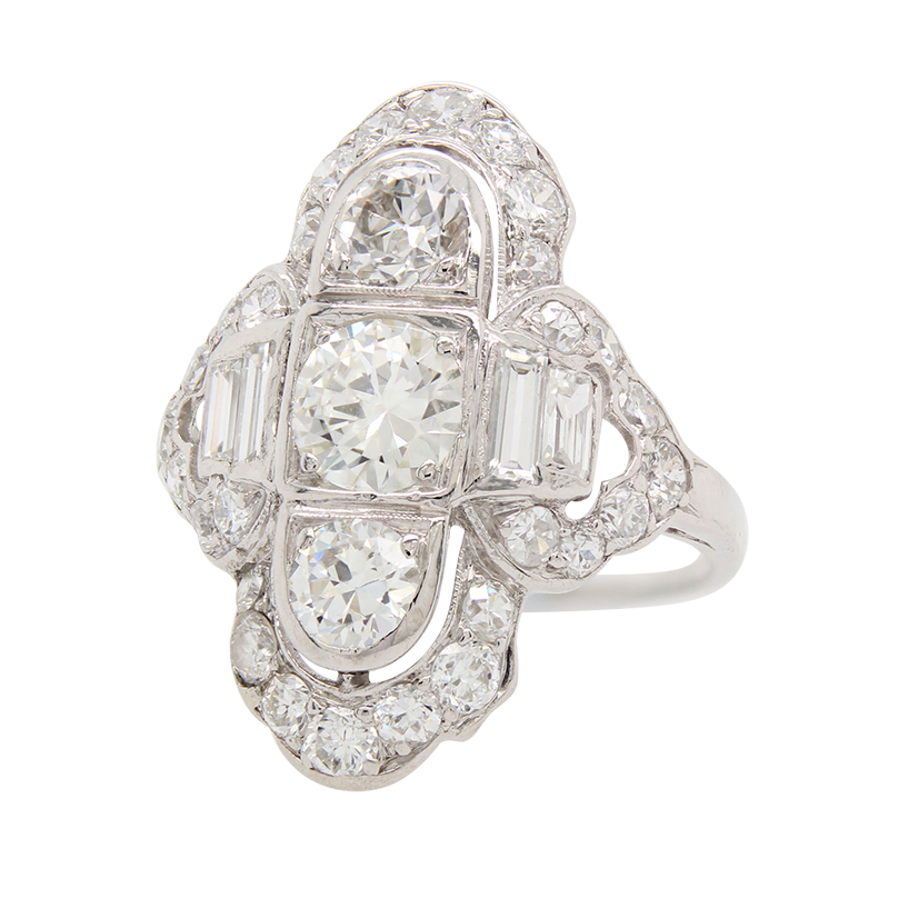 "Diamond Dream" Art Deco Ring Lilliane's Jewelry