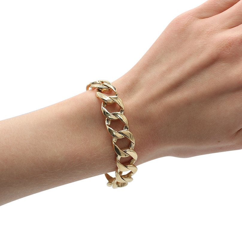 "Adornment" Vintage Gold Chain Bracelet Lilliane's Jewelry