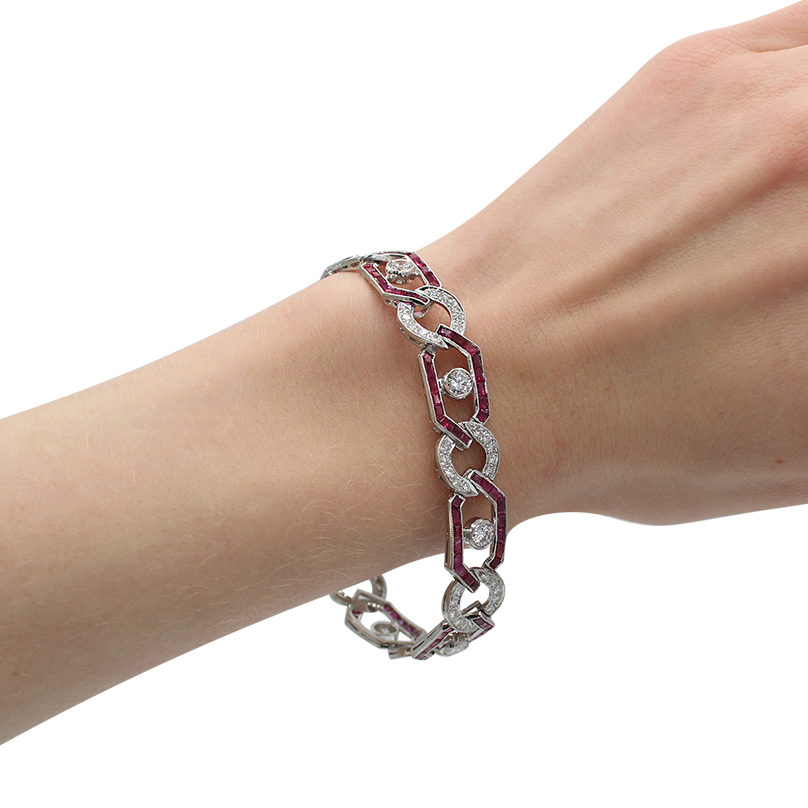 Ruby and Diamond Bracelet — Your Most Trusted Brand for Fine Jewelry &  Custom Design in Yardley, PA