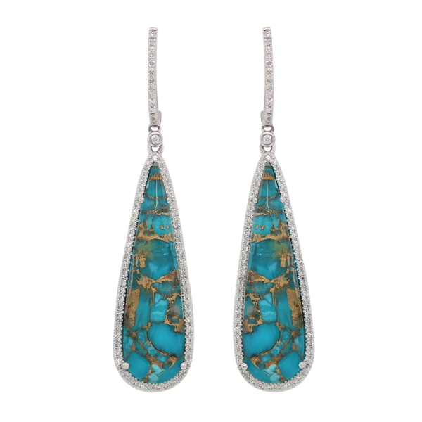 DABAKAROV Turquoise Earrings Lilliane's Jewelry